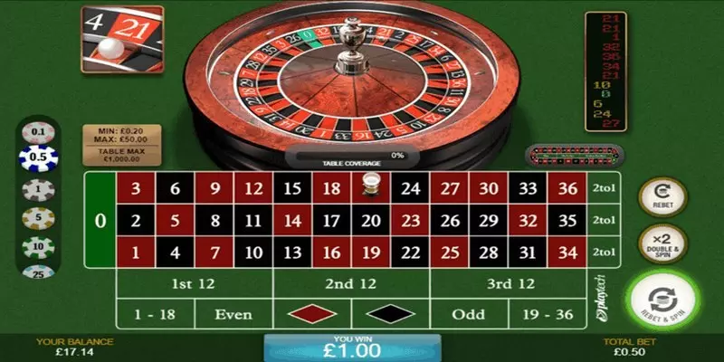 Vòng quay Roulette mang bất ngờ và thú vị cho người đến trải nghiệm 