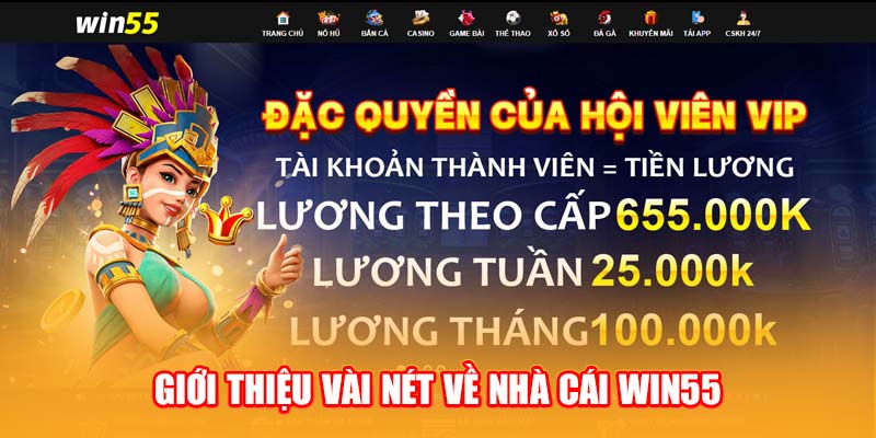 Giới thiệu vài nét về nhà cái Win55